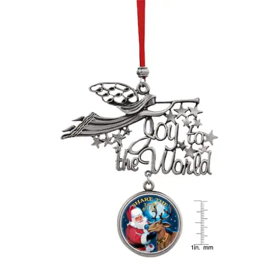 Joy to the World Santa Share The Joy JFK Half Dollar Ornament {3}