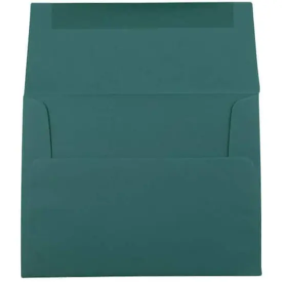 JAM Paper 4.375" x 5.75" Premium Invitation Envelopes, 50ct. Teal {4}