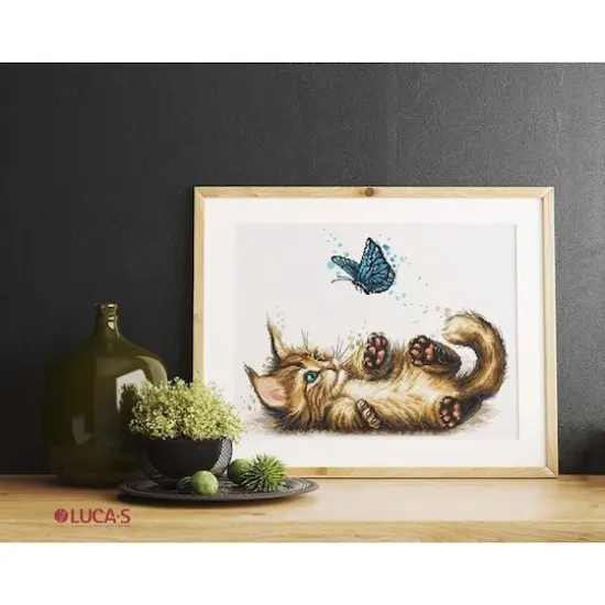Luca-s Playful Kitten Counted Cross Stitch Kit {6}