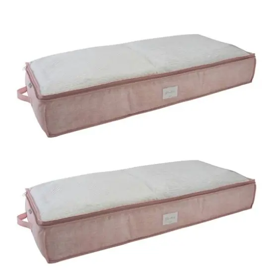 Simplify Blush Under the Bed Storage Bag, 2ct. {1}