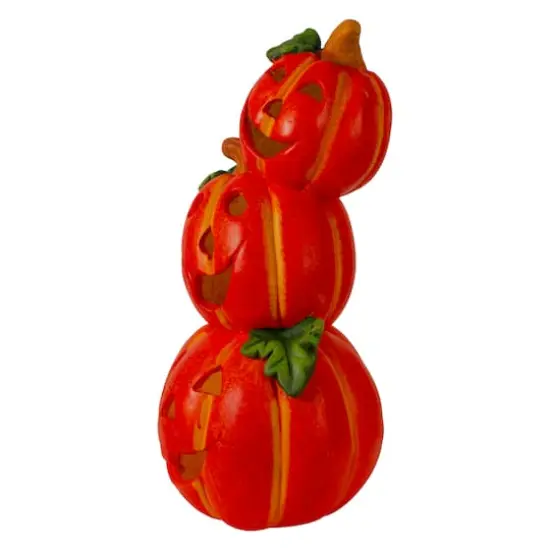 18" Orange Fall Harvest Jack-O'-Lantern Pumpkin Halloween D&eacute;cor {4}