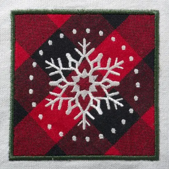 DII&reg; Christmas Fireside Embellished Dishtowels Set {7}