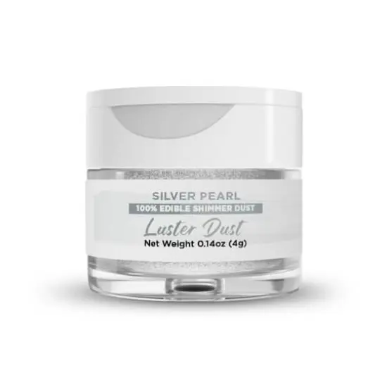 Bakell&reg; Edible Luster Dust Silver Pearl {3}