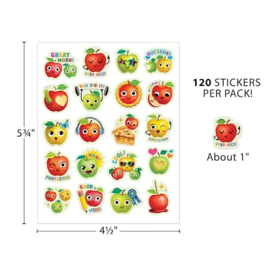Teacher Created Resources&reg; Apple Smelly Stickers, 6 Pack of 120 {4}