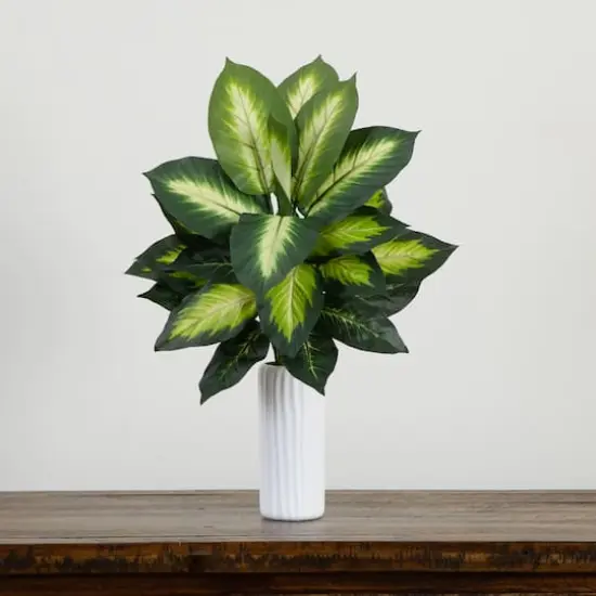 20" Artificial Golden Dieffenbachia Plant, 6ct. {9}