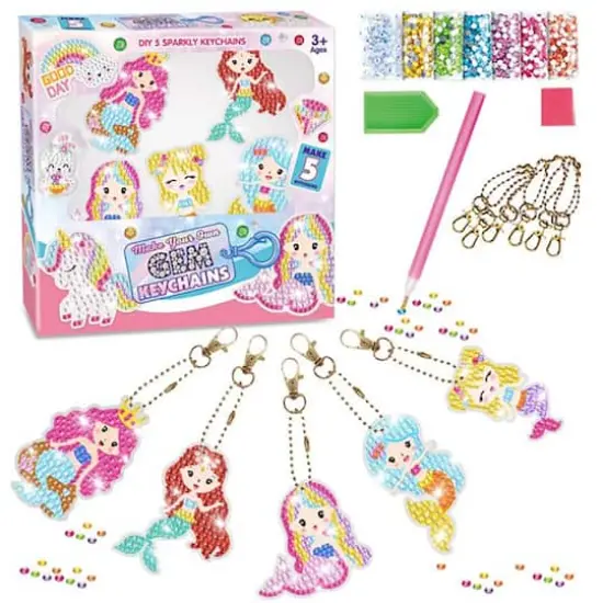 Sparkly Selections Mermaid Keychains Set {1}