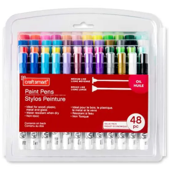 48 Piece Paint Pen Value Pack Set by Craft Smart&reg; {3}