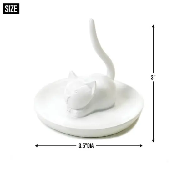 3.5" Charming Cat Ring Dish {4}