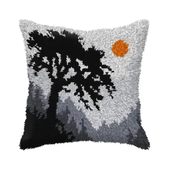 Orchidea Latch hook cushion kit "Landscape at night" {1}