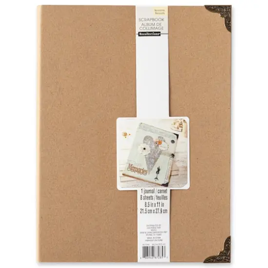 Kraft Journal Scrapbook Album by Recollections&trade; {6}
