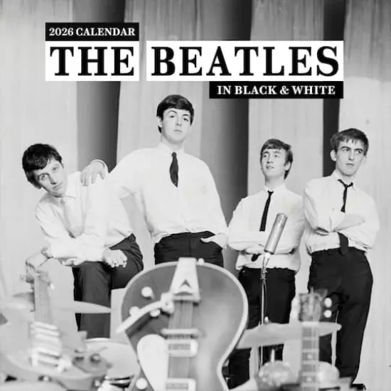 2026 The Beatles: In Black & White Wall Calendar {1}
