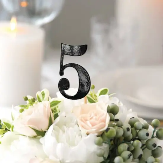 1-12 Black Table Numbers by Celebrate It&trade; {3}