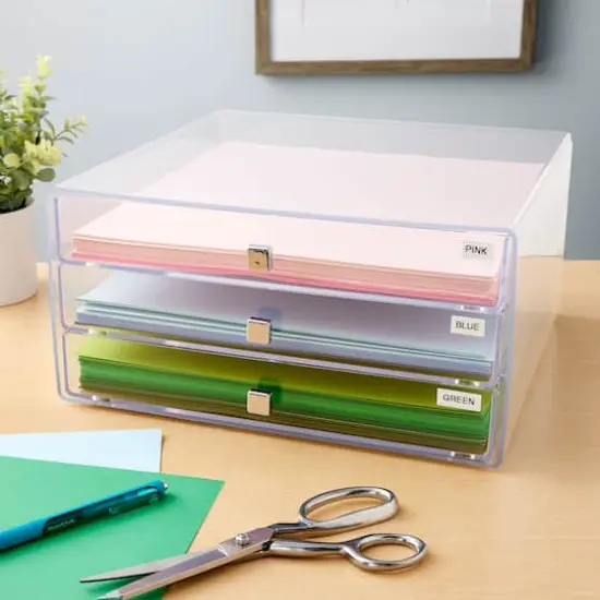 Clear 3-Drawer Organizer by Simply Tidy&trade; {7}
