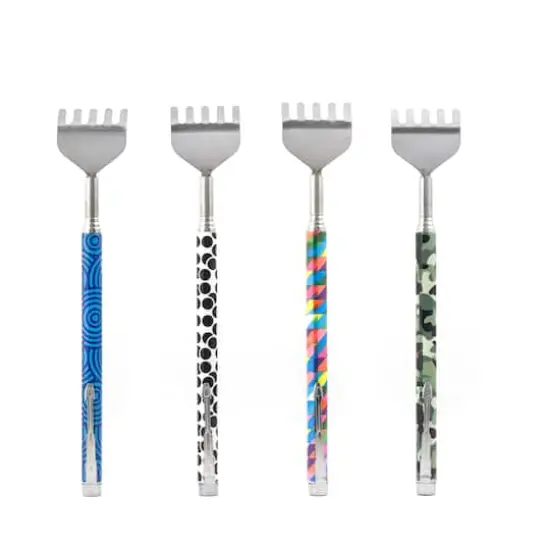 Assorted Kikkerland&reg; Patterned Back Scratcher {3}