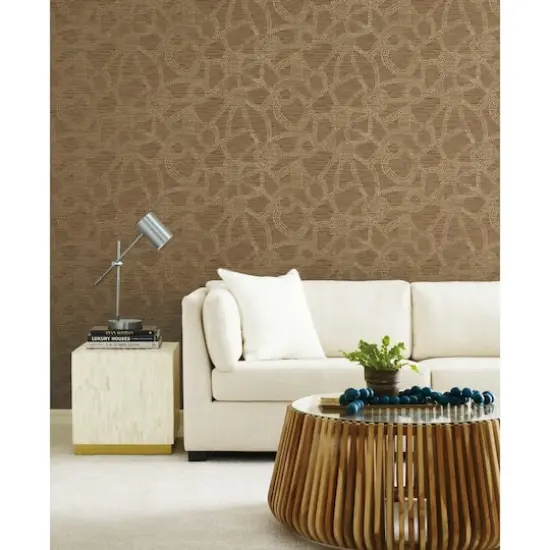 Roommates Amhara Peel & Stick Wallpaper Brown {7}