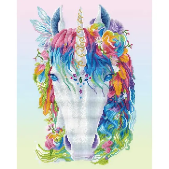 Diamond Dotz&reg; Advanced Mystic Unicorn Diamond Painting Kit {1}
