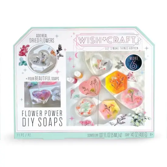 WishCraft Flower Power DIY Soap Activity Kit {1}