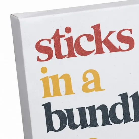 Sticks In A Bundle Canvas Wall Art {4}