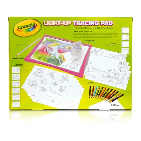 Crayola&reg; Pink Light Up Tracing Pad {6}