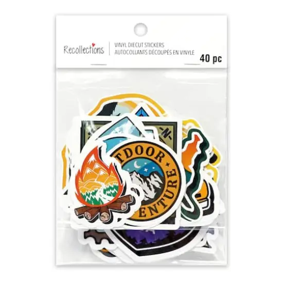 Vinyl Diecut Adventure Sticker Set by Recollections&trade; {5}
