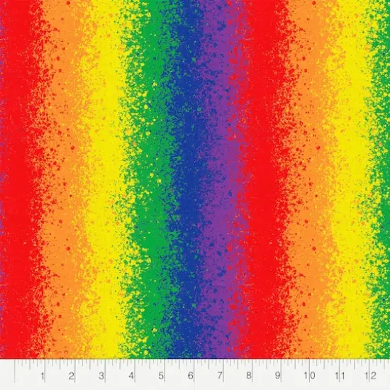 Fabric Editions Rainbow Ombre Cotton Fabric {3}