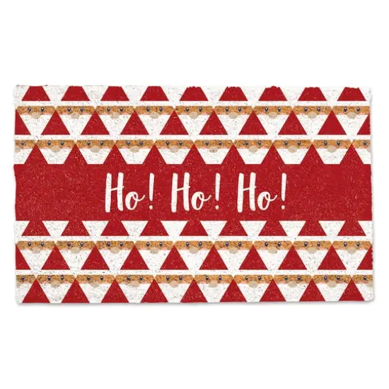 Geo Santa Pattern Doormat {1}