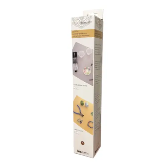 The Beadsmith&reg; BASIC elements&trade; 11" x 14" Silicone & Fabric Craft Mat Set {5}