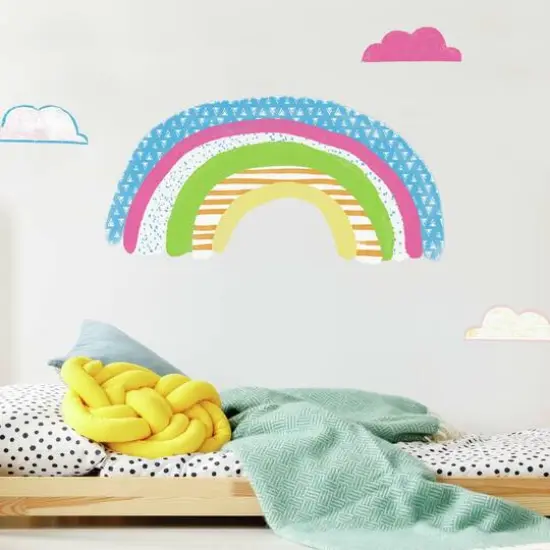 RoomMates Pattern Rainbow Peel & Stick Giant Wall Decals {4}