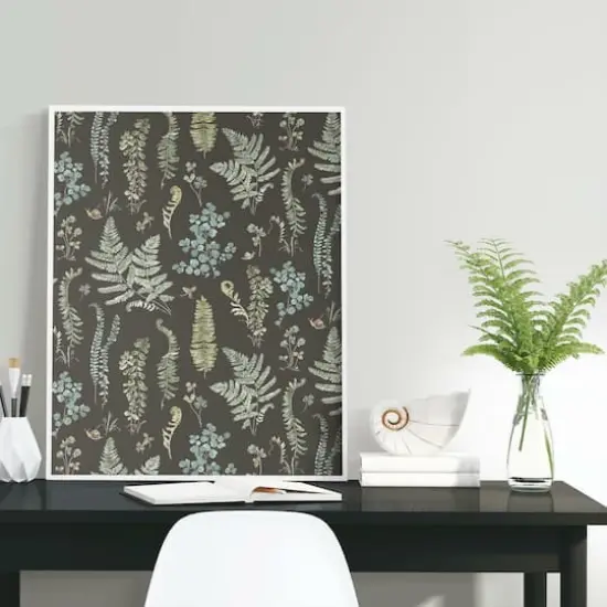 RoomMates Sage Fern Study Peel & Stick Wallpaper {3}