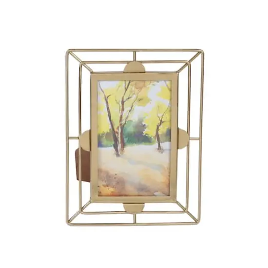 4" x 6" Gold Metal Wire Tabletop Frame, Atelier by Studio Décor® {1}