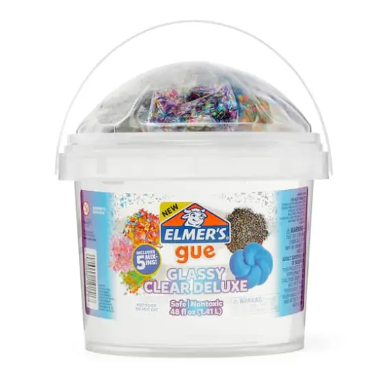 Elmer's® Gue Glassy Clear Deluxe Premade Slime with Mix-Ins {1}