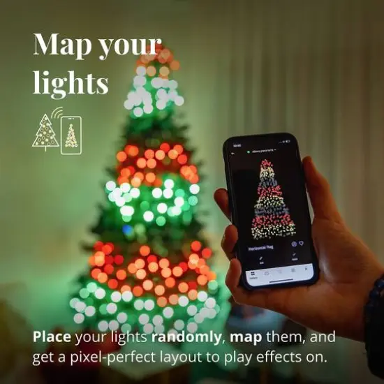 Twinkly&trade; Gen II 400ct. LED RGB Smart Light Strings {7}