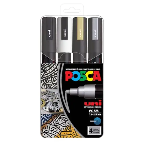 POSCA&reg; PC-5M Medium Metallic Paint Markers {1}