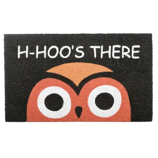 Owl Head Halloween Doormat {1}
