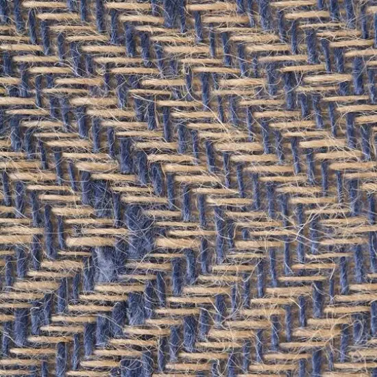 DII&reg; 108" Chevron Burlap Table Runner French Blue {7}