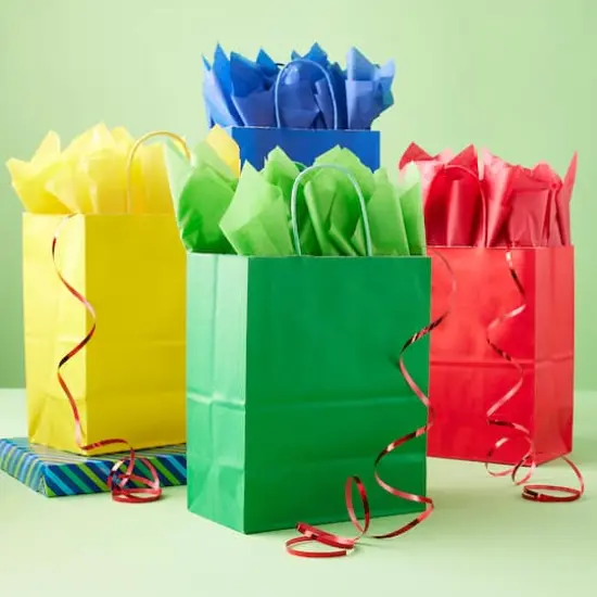 Medium Primary Mix Gifting Bags, 13ct. by Celebrate It&trade; {3}