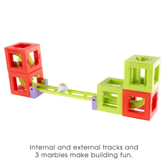 Toy Time Magnetic 3D Block Marble Run Set {5}