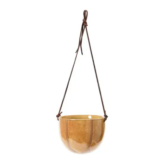 Hello Honey&reg; Stoneware Hanging Pot with Reactive Glaze Set {7}