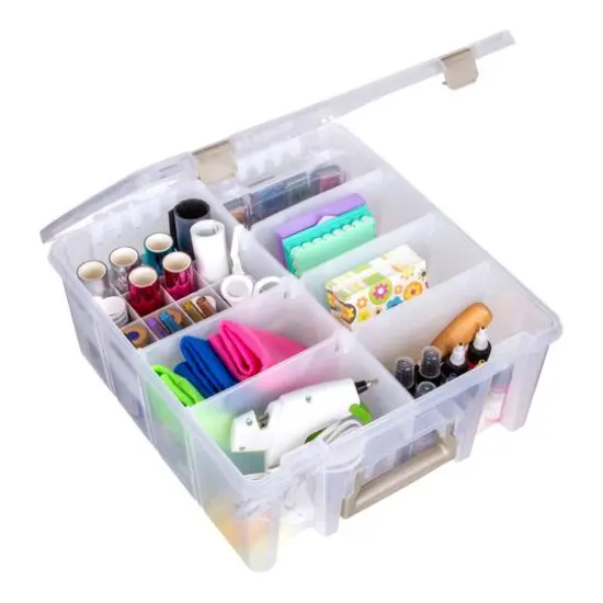 ArtBin® Double Deep With Accessory Tray & Dividers Super Satchel Box {6}