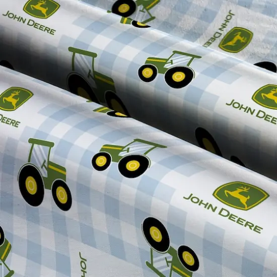 John Deere&reg; Nursery Plaid Cotton Fabric {3}