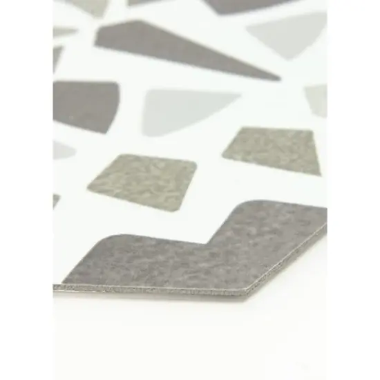 FloorPops Ribera Peel & Stick Hexagon Floor Tiles {5}