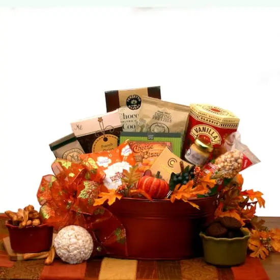The Tastes of Fall Gourmet Gift Basket {1}