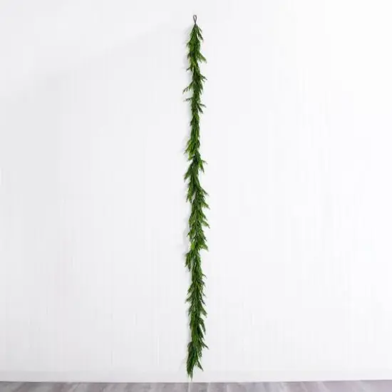 15ft. Artificial Real Touch Norfolk Island Pine Garland with Natural Look {6}