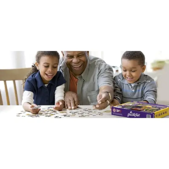 College Team Retro Series 500 Piece Puzzle LSU Tigers {4}