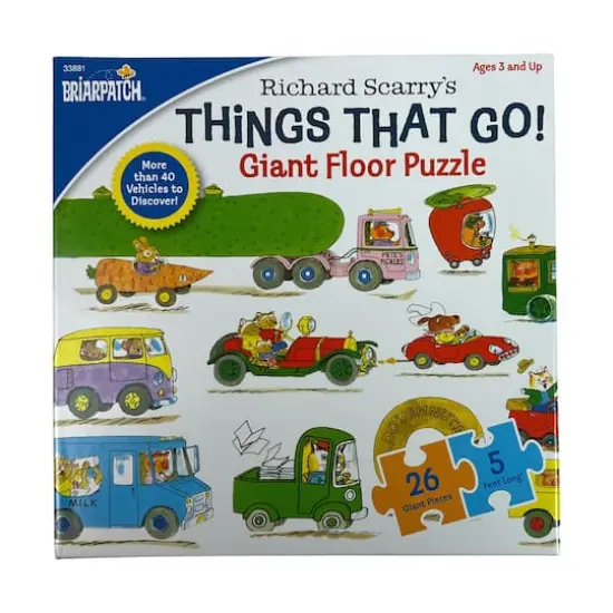 Richard Scarry's Things That Go! Giant Floor Puzzle: 26 Pcs {3}