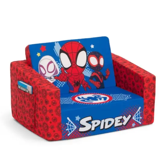Marvel Spidey & His Amazing Friends Cozee Flip-Out 2-in-1 Convertible Chair To Lounger {3}