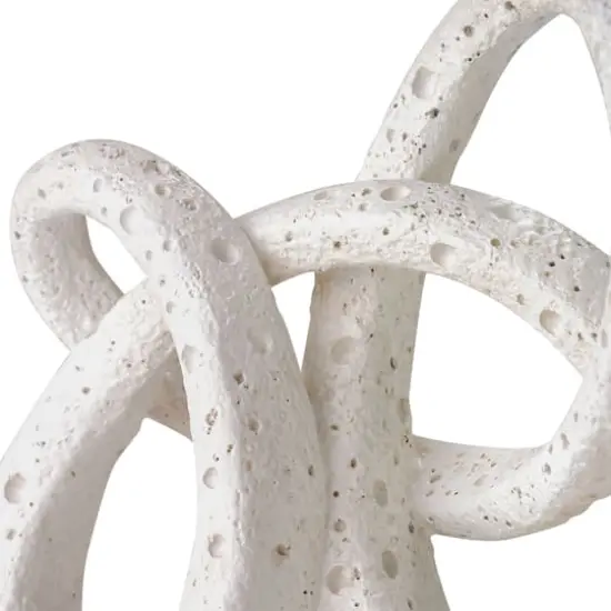 American Art Decor Moonscape Resin Table Top Knot Decor - 8" x 8.25" {4}