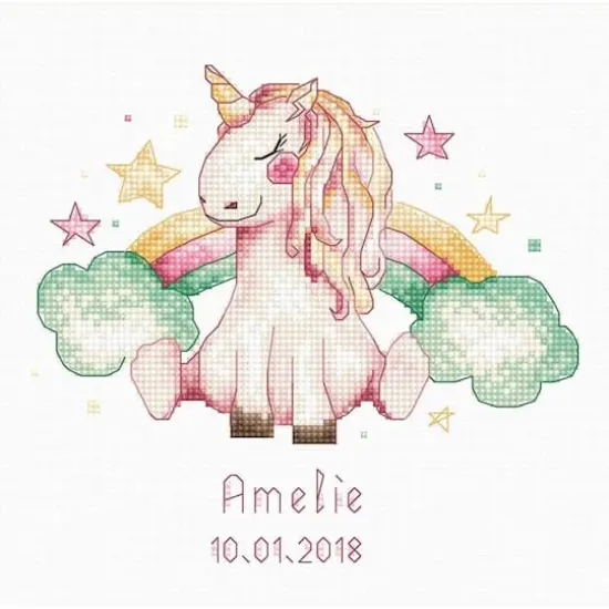 Luca-s Unicorn Counted Cross Stitch Kit {1}