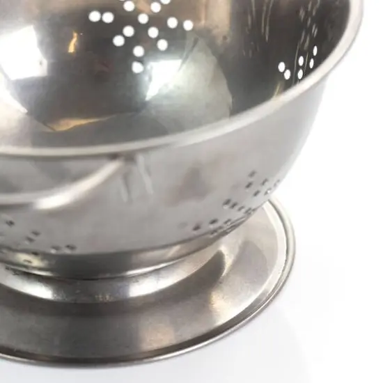 Gibson Home® Normandie 5.6'' Silver Stainless Steel Mini Colander {4}