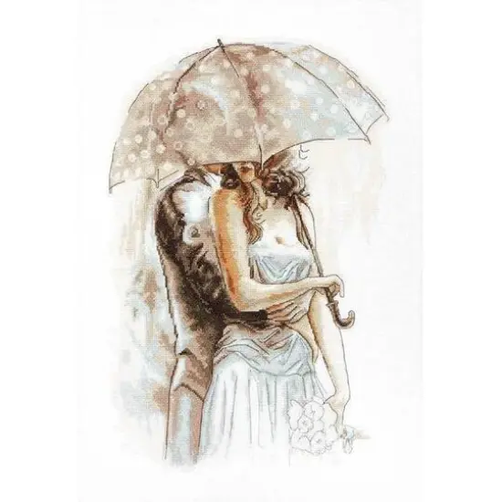 Luca-s Under Umbrella Counted Cross Stitch Kit {5}